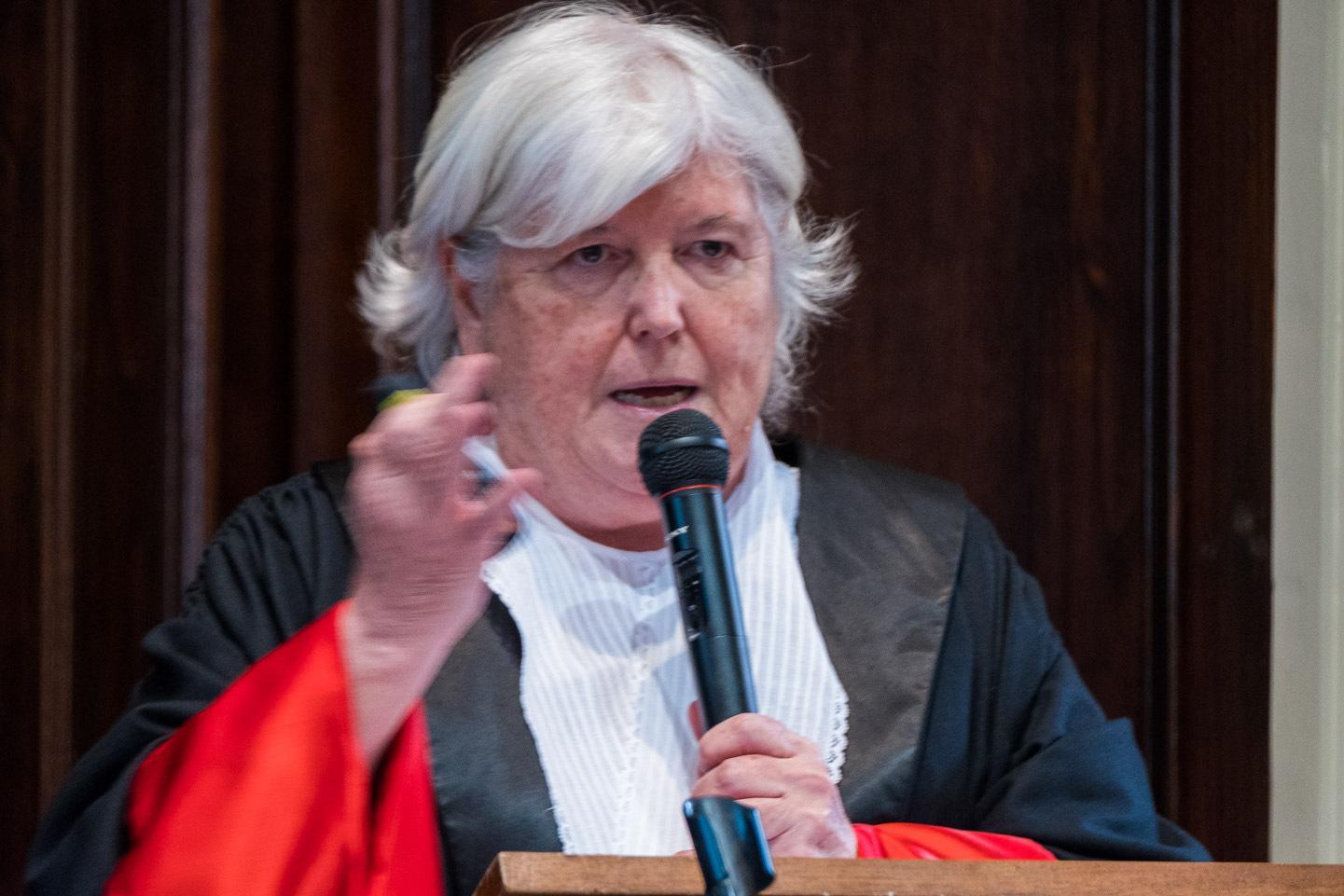 La rettrice dell'Università di Cagliari Maria Del Zompo