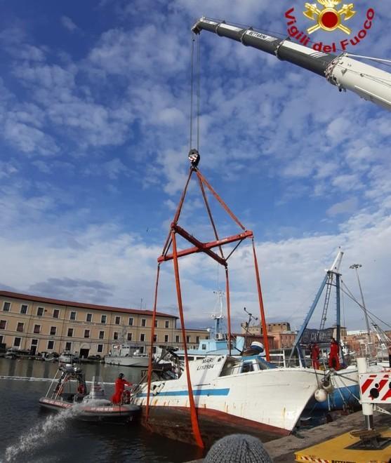 Recuperati i pescherecci affondati