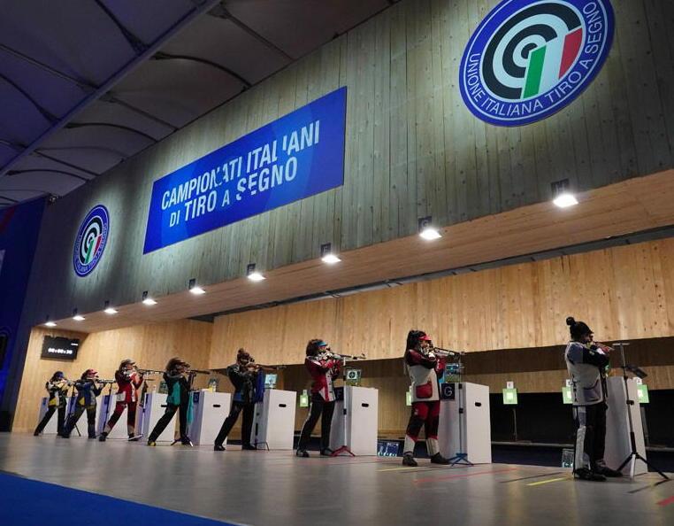 Il poligono per i campionati italiani di tiro a segno