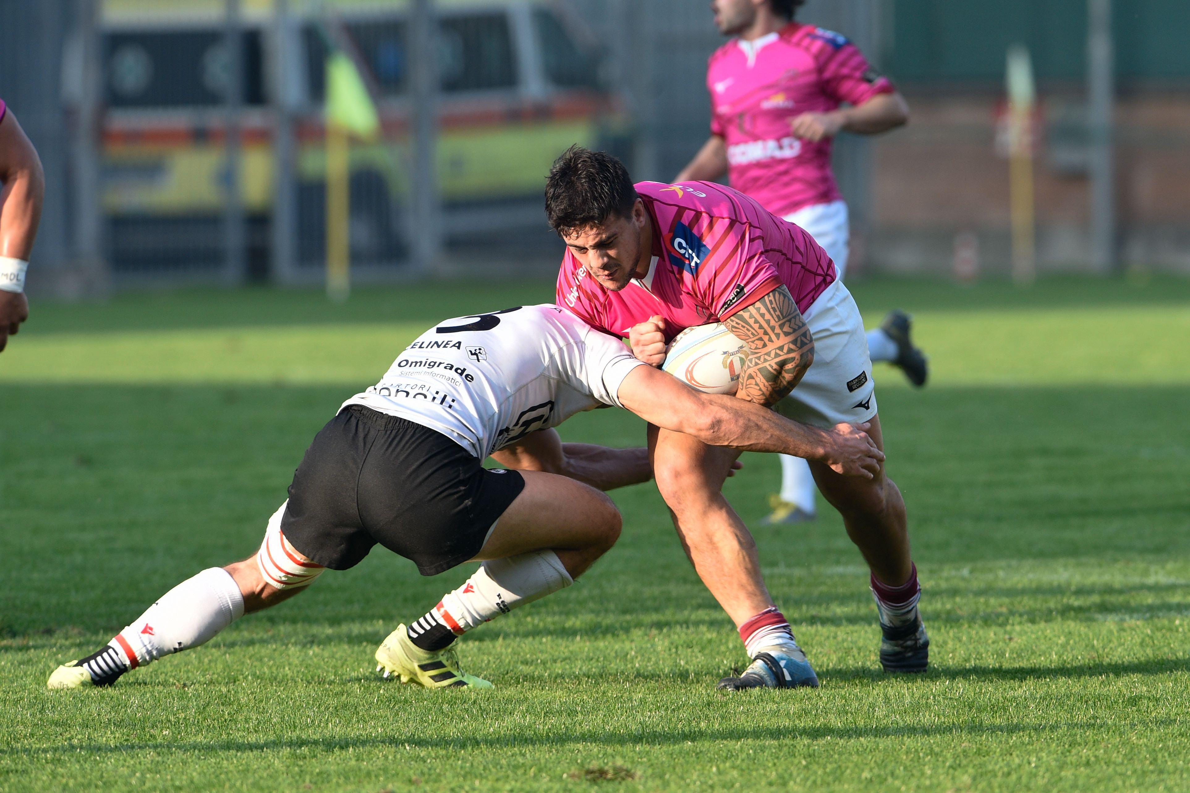 Alessio Sanavia in azione: il Valorugby torna in campo sabato 5 dicembre dopo quasi un mese di stop forzato