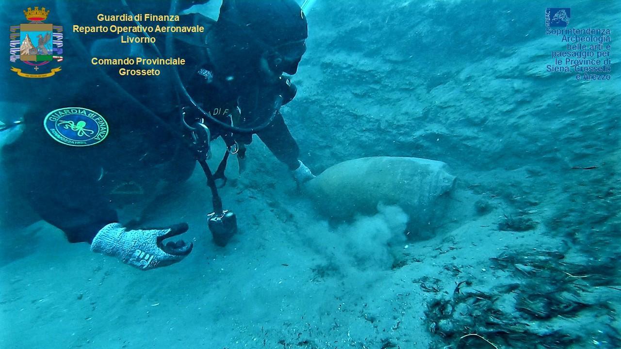 Un'immagine del ritrovamento