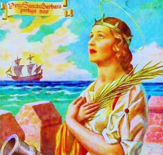 Oggi si festeggia Santa Barbara patrona dei marinai