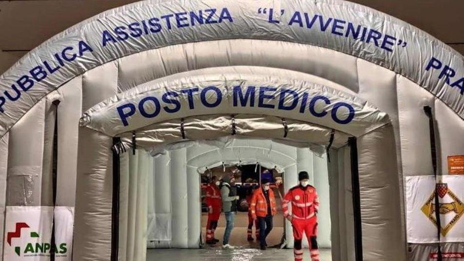 Tra un mese la nuova tenda della Pubblica Assistenza