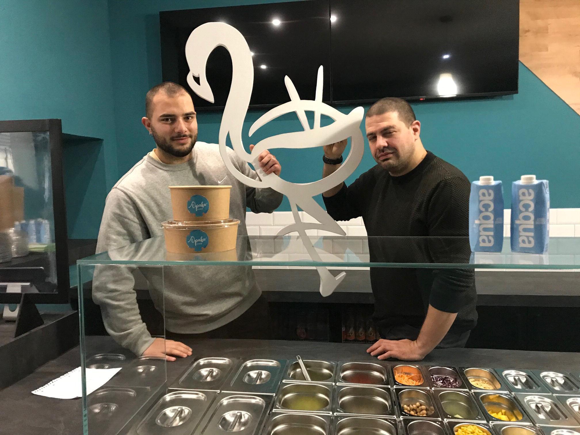 Mattia Guidi e Alessio Chiesi all’interno del loro “Opaha”