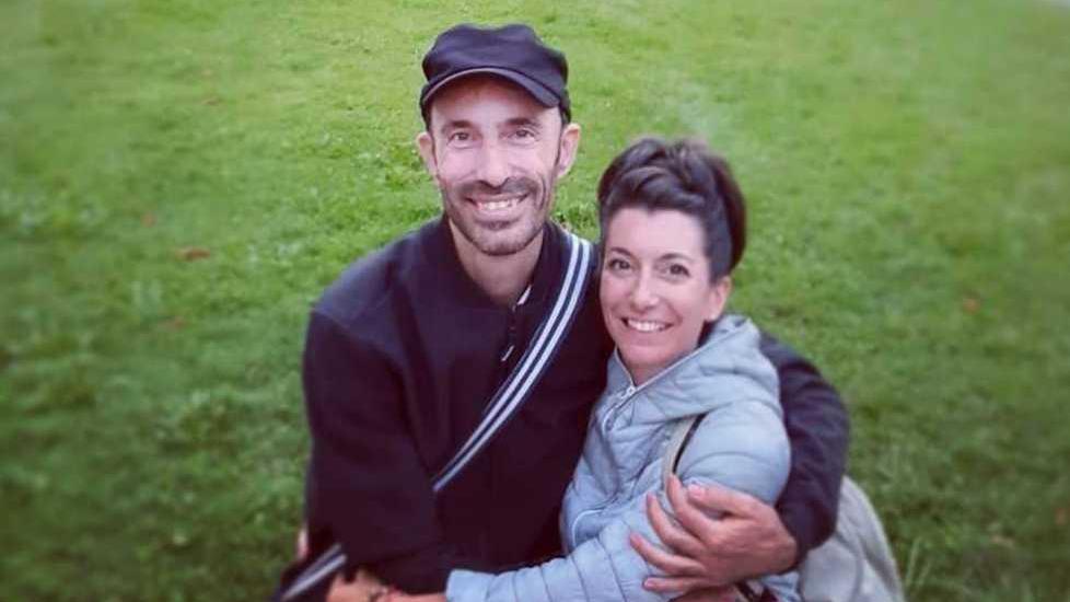 Marco Giannessi ed Elena Baroni durante un viaggio a Lourdes