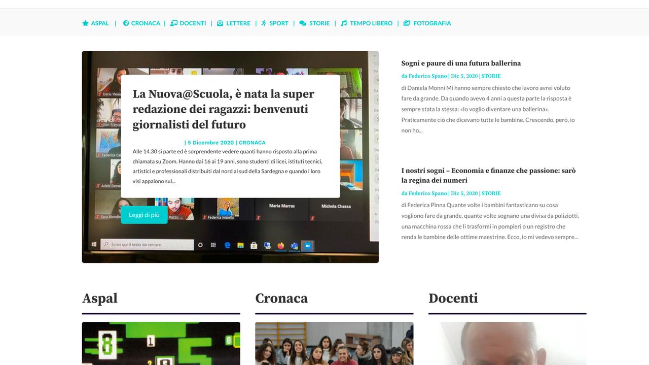 La Nuova@Scuola, sbarca in rete il più grande sito di informazione curato dagli studenti di una intera regione