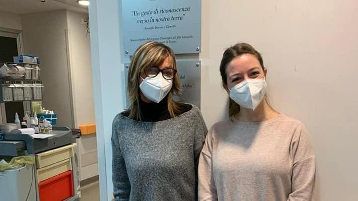 Cristina e sua figlia Giulia, che le ha donato parte di fegato