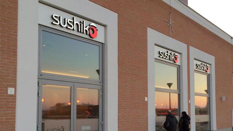 Il ristorante che Sushiko aveva aperto in zona Porta a Mare (Foto Marzi)
