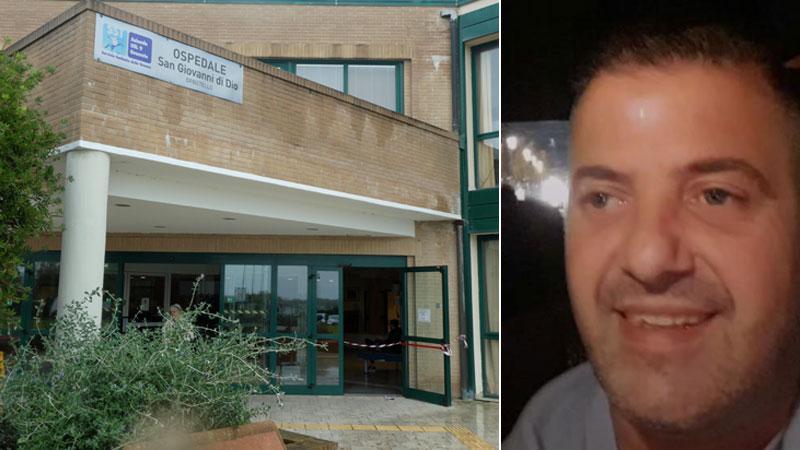 L’ospedale San Giovanni di Dio e la vittima
