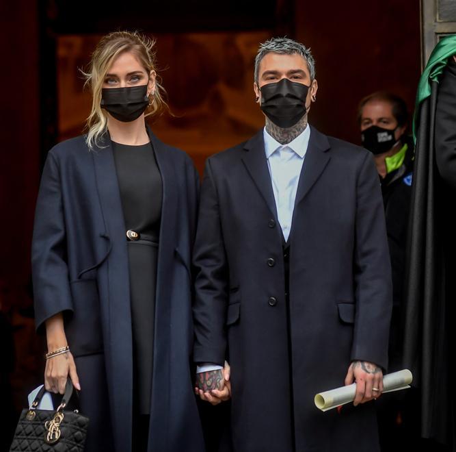 Ferragni-Fedez L’Ambrogino per l’impegno sul Covid