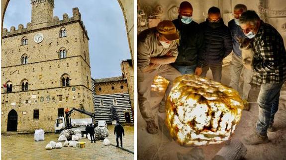 Oggi alle 18 s’inaugura l’opera urbana in alabastro
