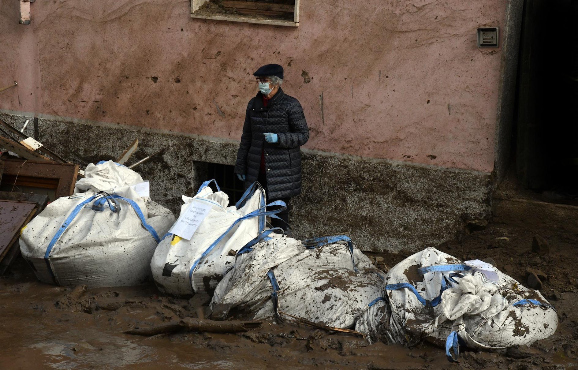 L'alluvione ha causato danni ingenti a Bitti (foto massimo locci)