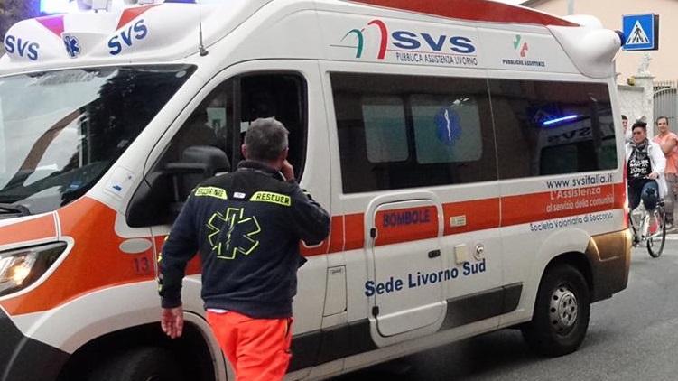 Un'ambulanza della Svs (foto d'archivio)