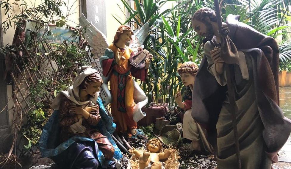 Il bellissimo presepe della tradizione dei Simonetti, famiglia di figurinai