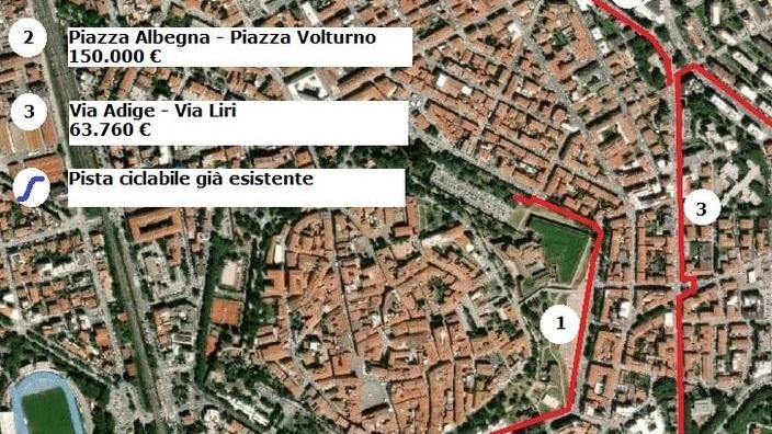 Tre nuovi percorsi a Grosseto per fare strada a chi va in bici