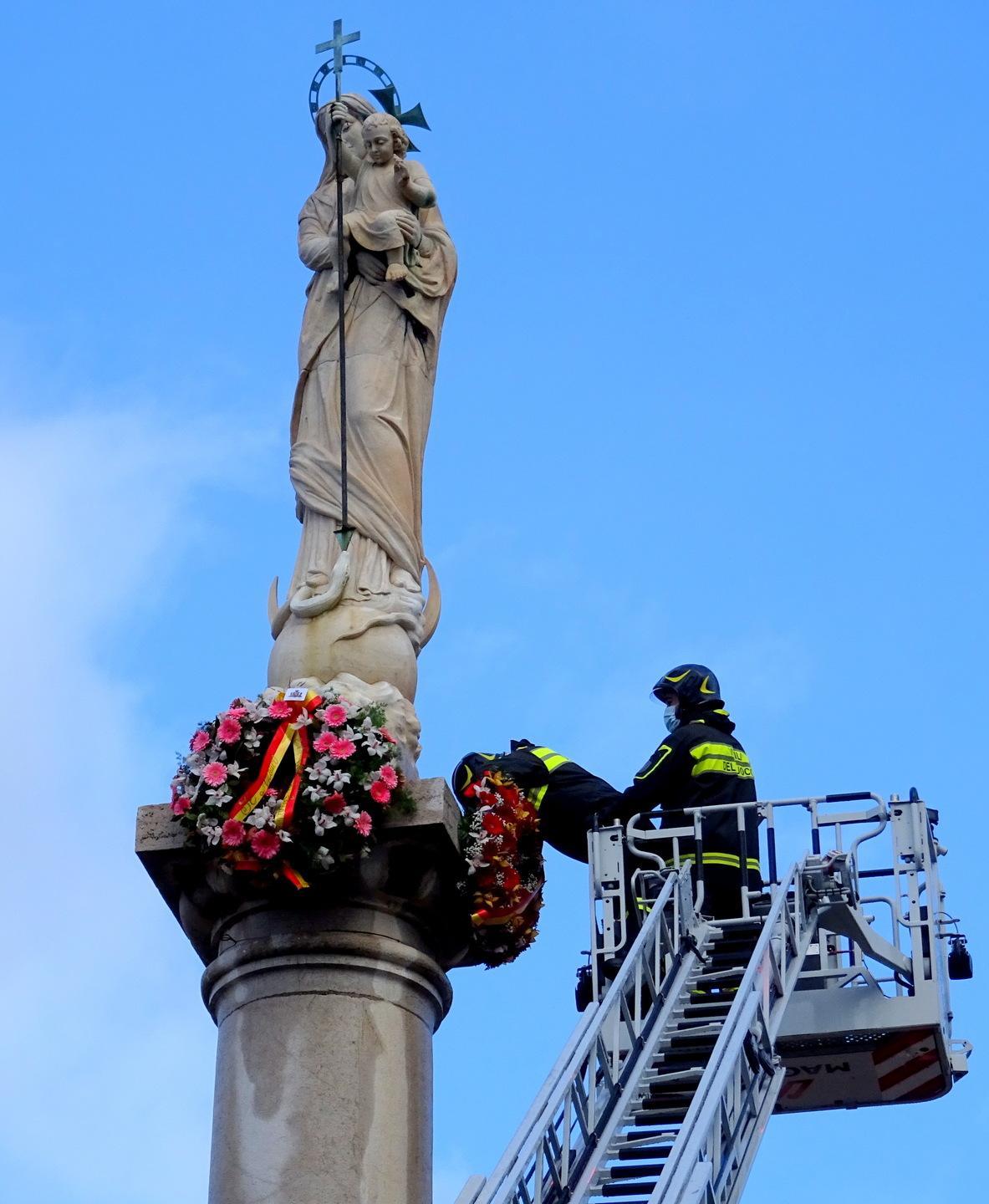 I vigili rinnovano la tradizione dell’Infiorata 