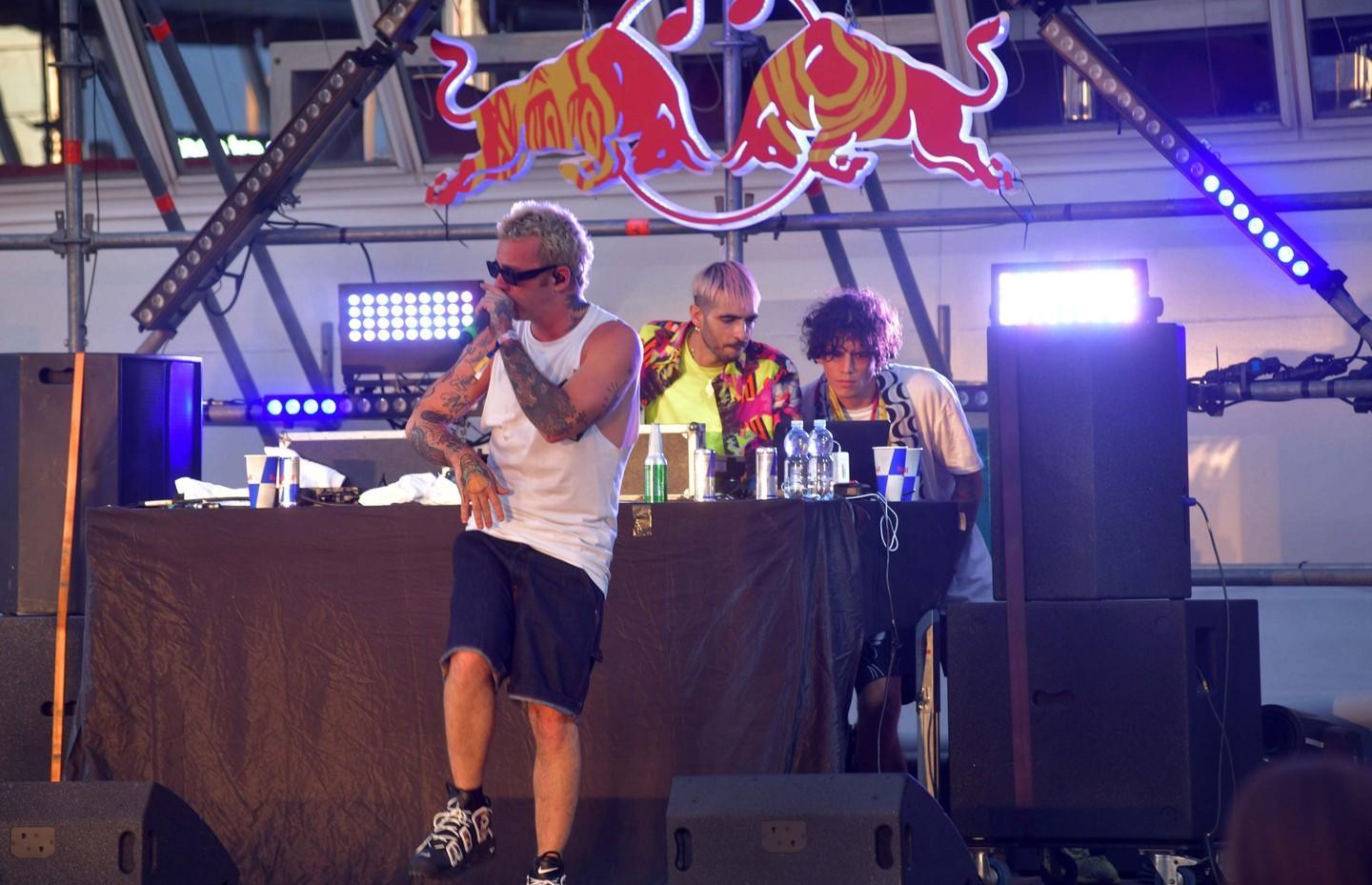 Salmo sul palco