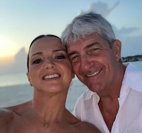Paolo Rossi con la moglie Federica Cappelletti