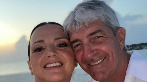 Paolo Rossi con la moglie Federica Cappelletti