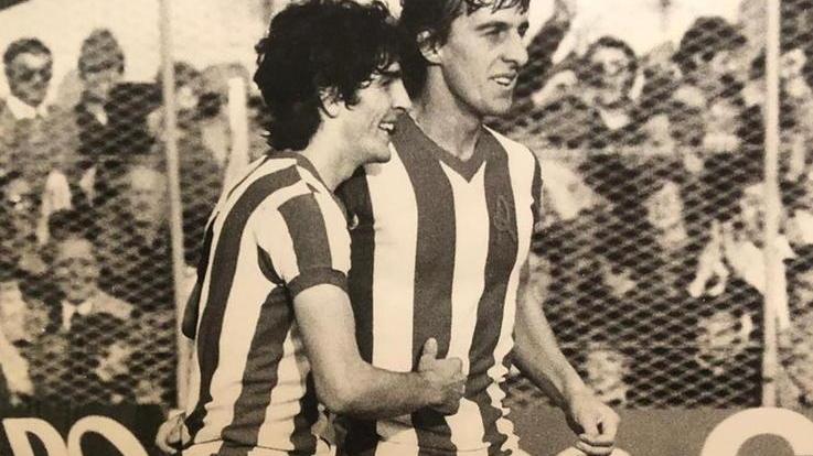 Paolo Rossi e Paolo Rosi quando giocavano insieme nel Lanerossi Vicenza