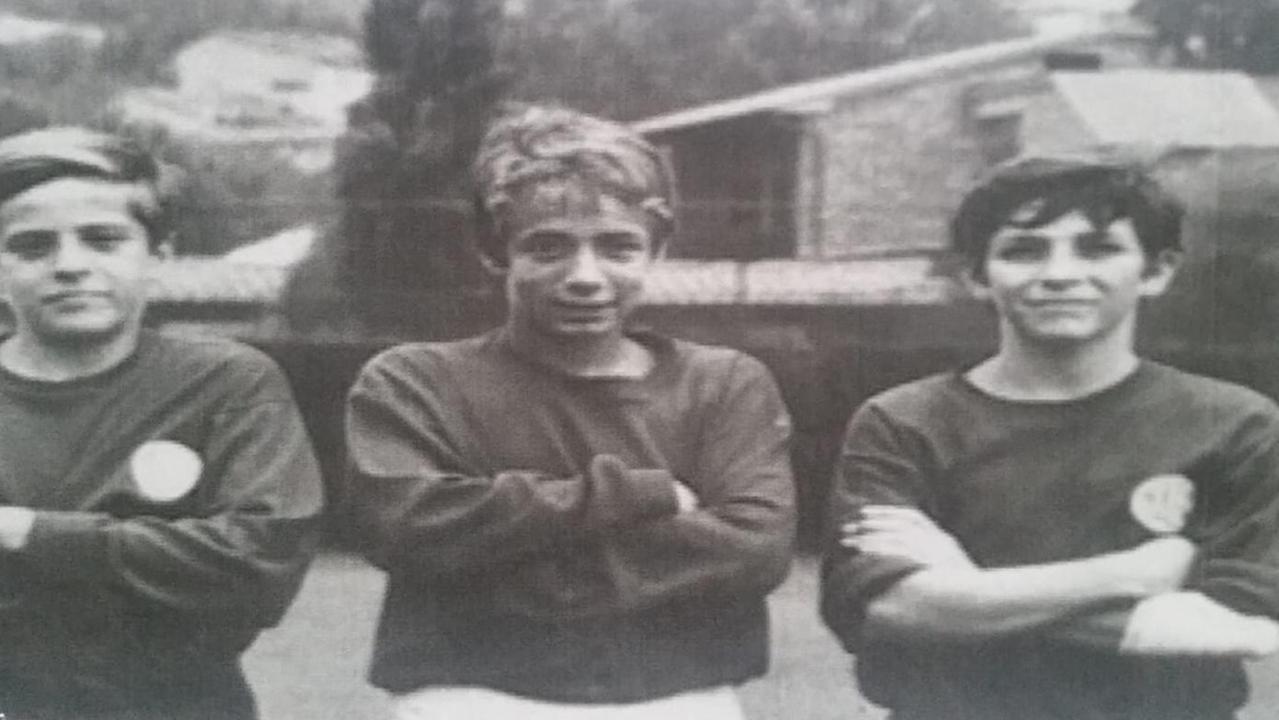 Francesco Nuti e Paolo Rossi a Coverciano