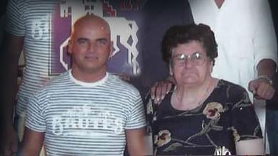 Mario Paniziutti con la madre