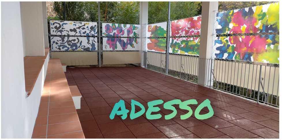 Si studia e si gioca anche negli spazi esterni alla scuola 