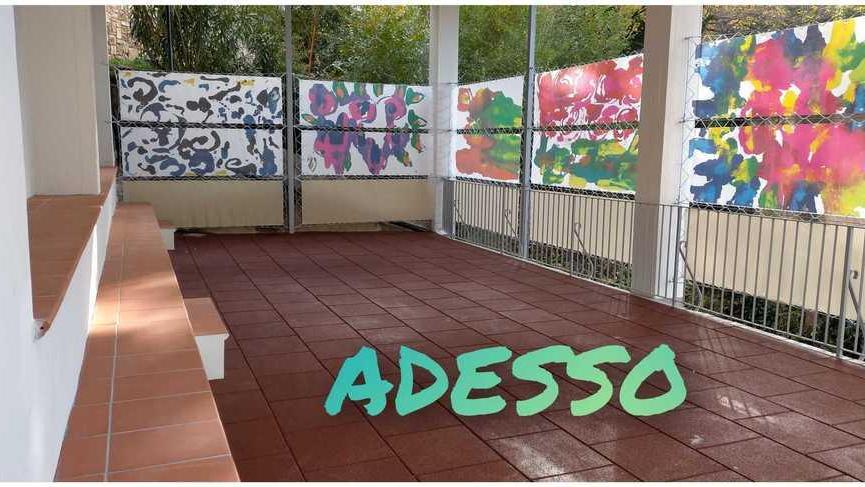 Si studia e si gioca anche negli spazi esterni alla scuola