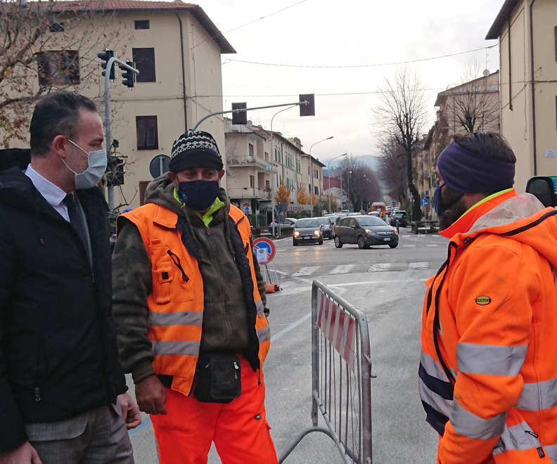 Viabilità, diventa definitiva la rotatoria lungo viale Matteotti 