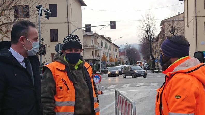Viabilità, diventa definitiva la rotatoria lungo viale Matteotti