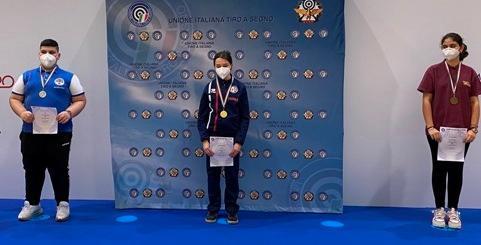 Eva Pataridze torna dai campionati italiani con il bronzo al collo 