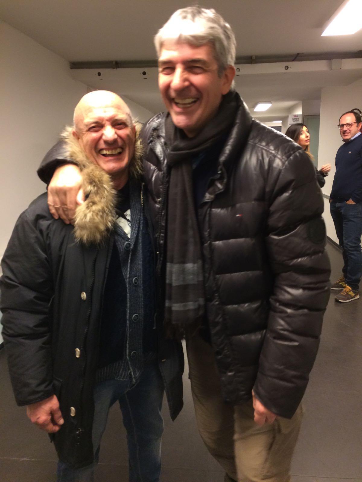 Fabrizio Mondanelli insieme a Paolo Rossi nel 2010