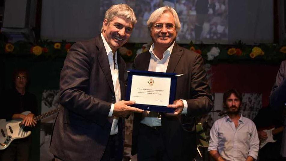 Paolo Rossi premiato in Capannina