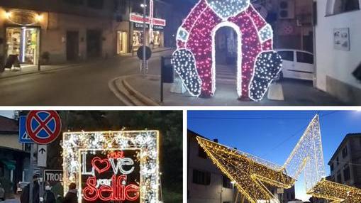 Le luminarie natalizie a Fornacette