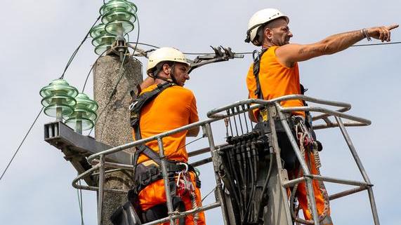 Senza energia elettrica per lavori in corso Cittadini preoccupati