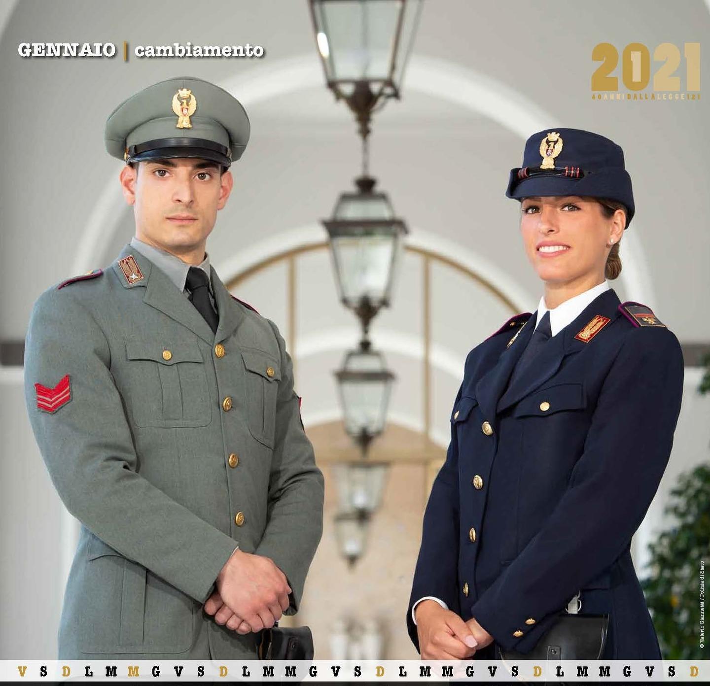 Calendario della Polizia: Zola tra i testimonial 
