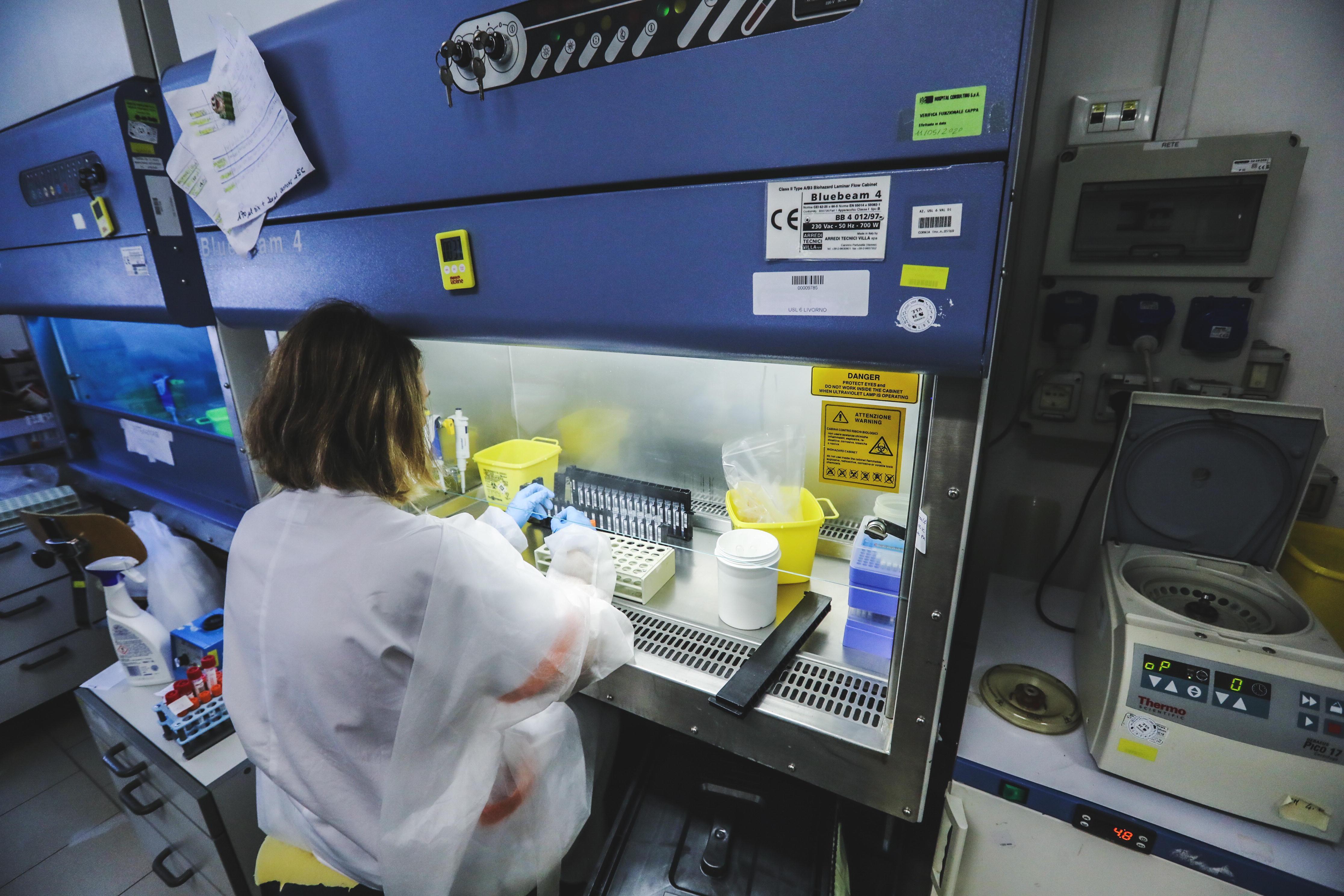 Un laboratorio ospedaliero