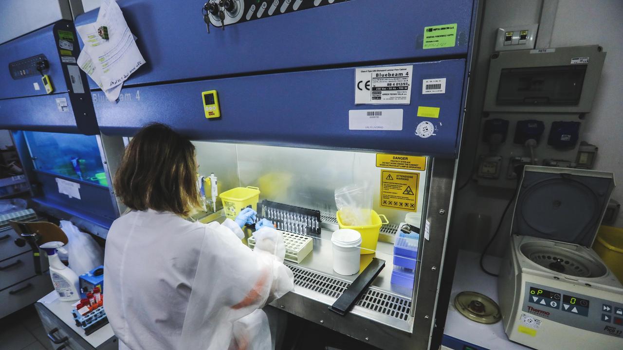 Un laboratorio ospedaliero