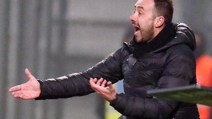 De Zerbi: «Gara sofferta, ma restiamo aggrappati alle posizioni di vertice»