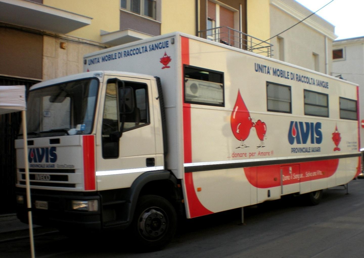 Domani mattina la raccolta sangue dell’Avis