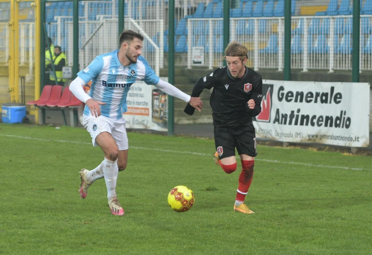 Filippo Boccardi sul campo della Giana Erminio (foto Sandro Niboli - As Giana Erminio)