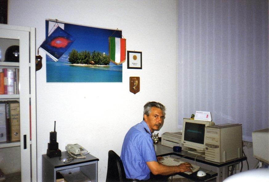 Giovanni Costantino, morto a 75 anni, in una foto in servizio