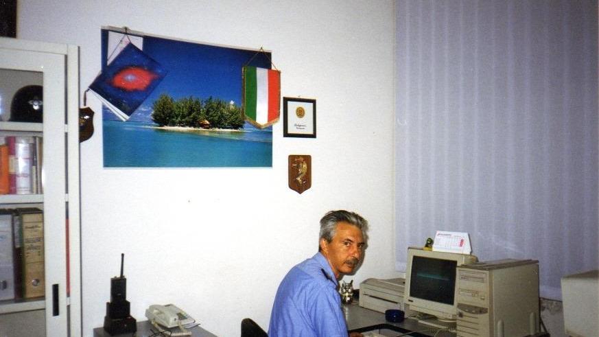 Giovanni Costantino, morto a 75 anni, in una foto in servizio