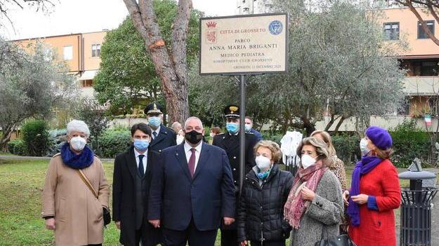 Intitolato ad Anna Maria Briganti il parco all’ospedale
