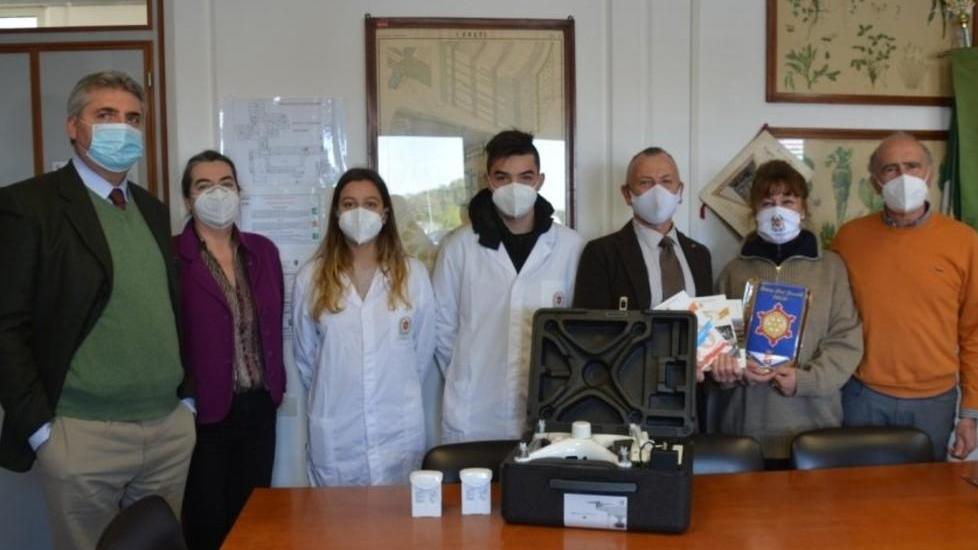 Drone con telecamera donato dal Rotary Club all’Istituto agrario