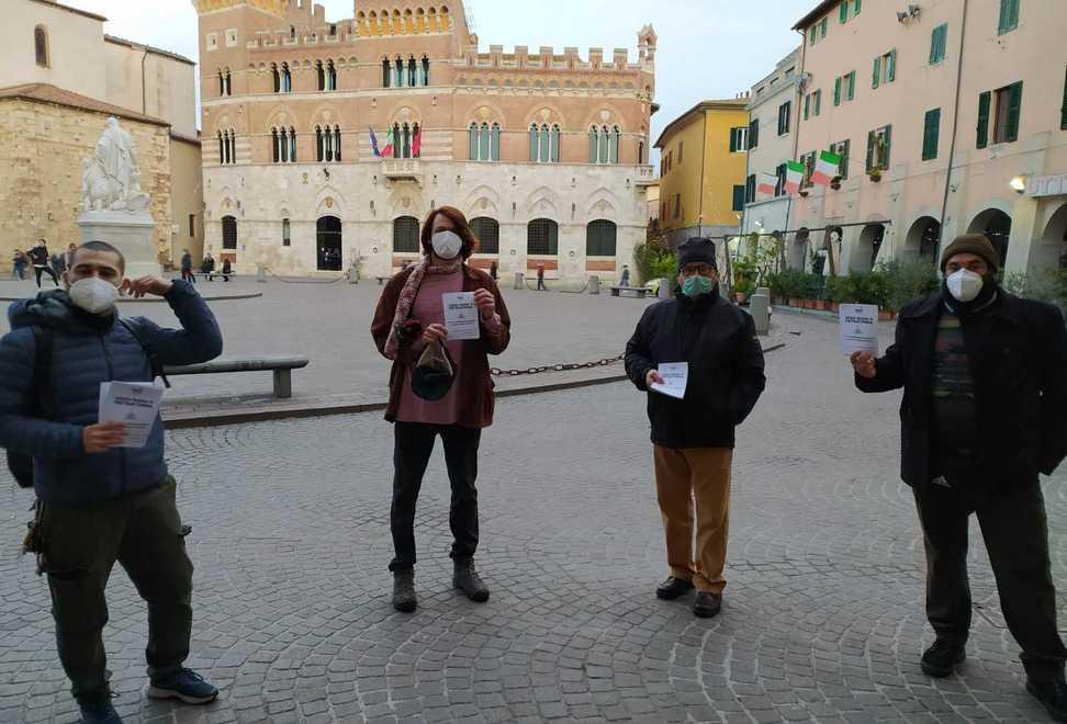 Rischio inquinamento per campi e allevatori Sit-in “no gessi rossi” 