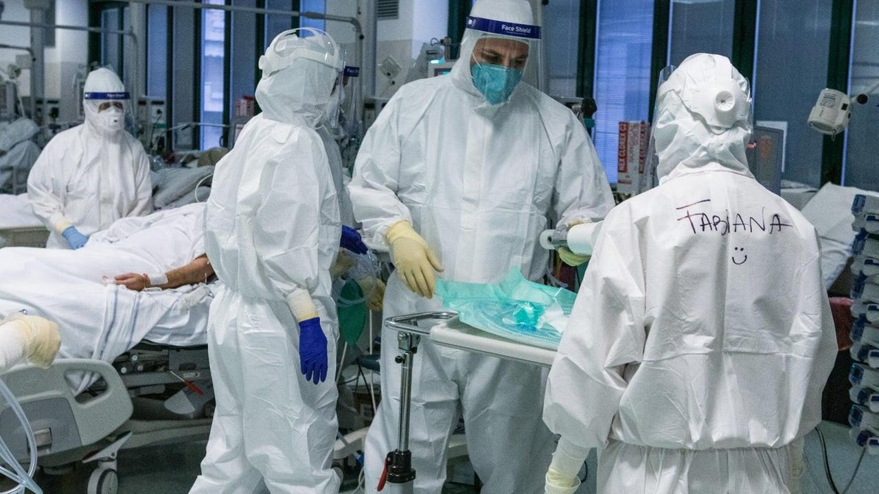 Un reparto di terapia intensiva dell'ospedale di Empoli