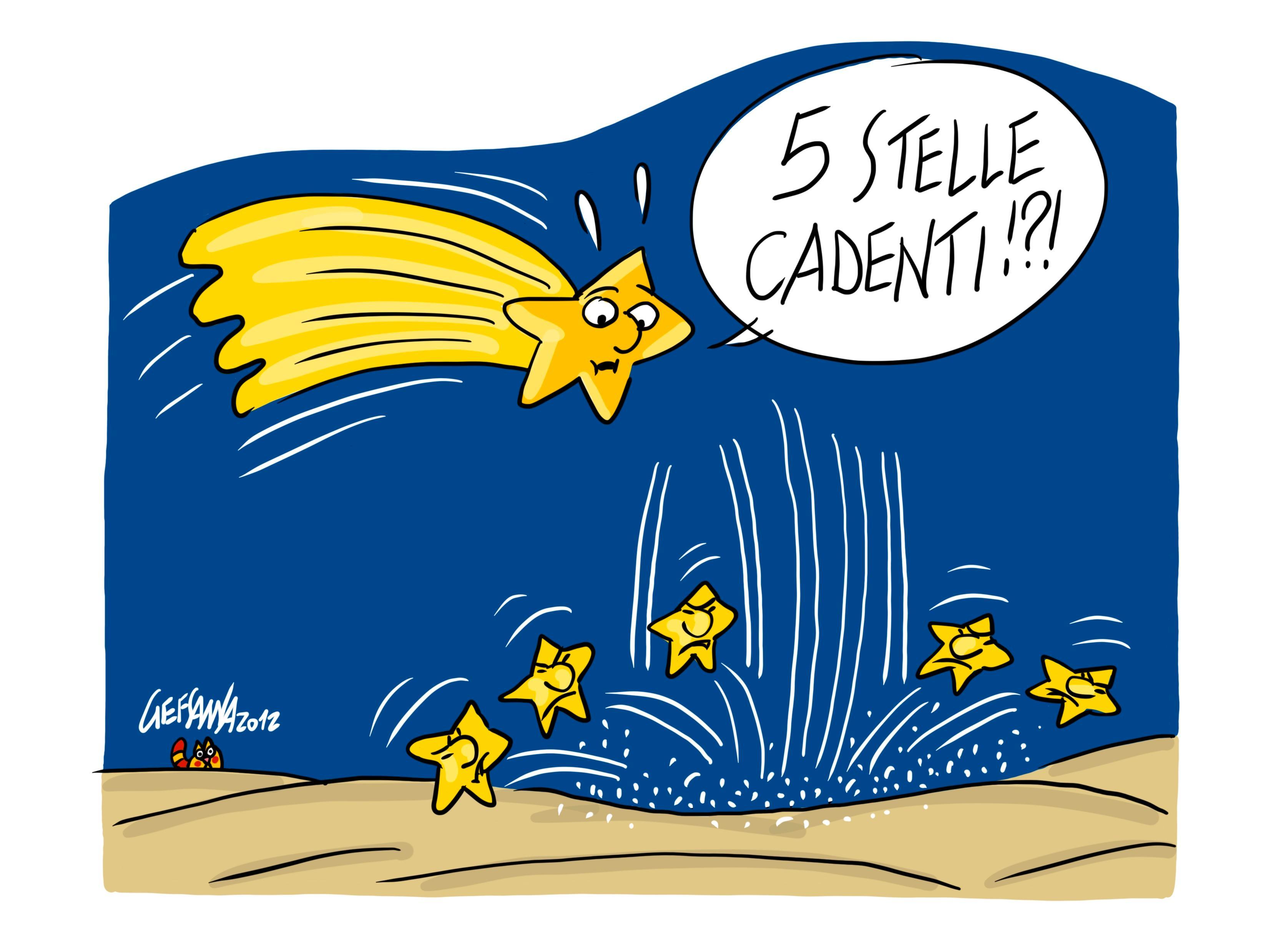 La vignetta di Gef: Il Movimento 5 Stelle perde pezzi in Sardegna 