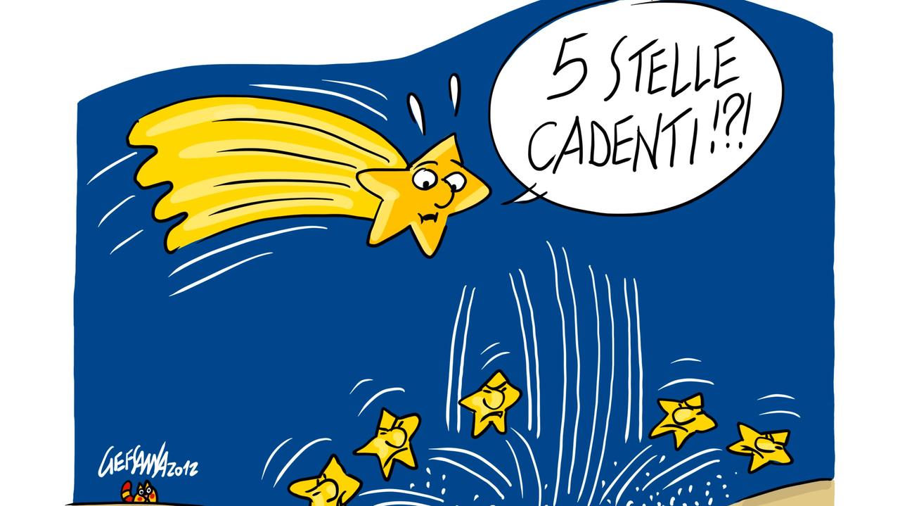 La vignetta di Gef: Il Movimento 5 Stelle perde pezzi in Sardegna 