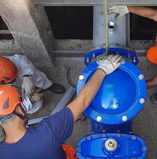 Manutenzione della rete di Adf a Sorano e a Marina di Grosseto